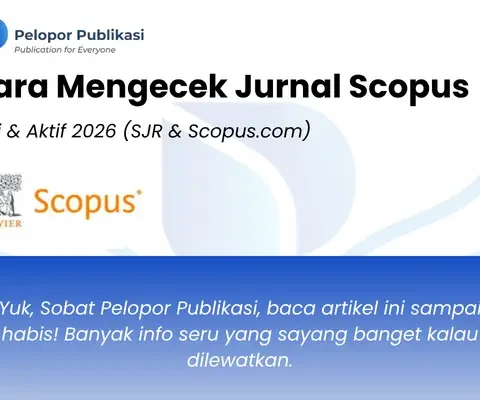 Cara Mengecek Jurnal Scopus