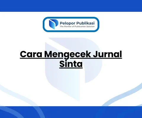 Cara Mengecek Jurnal Sinta
