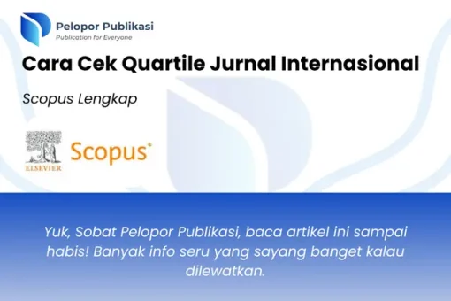 Cara Cek Quartile Jurnal Internasional