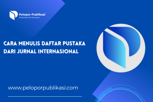 Cara Menulis Daftar Pustaka Dari Jurnal Internasional