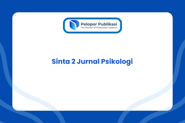 Sinta 2 Jurnal Psikologi