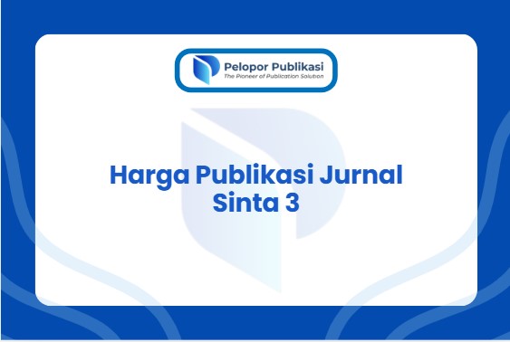 Harga Publikasi Jurnal Sinta 3