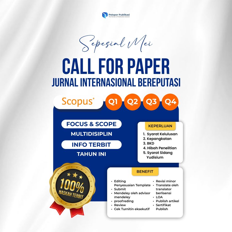 Pendampingan Publikasi Jurnal Scopus Q1, Q2, Q3, Q4