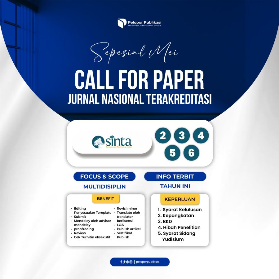 Biaya Publikasi Jurnal Sinta 1, 2, 3, 4, 5, dan 6 Mei 2025