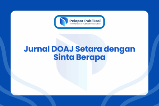 Jurnal DOAJ Setara dengan Sinta Berapa