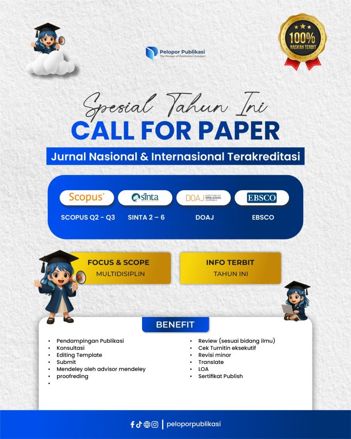 Call For Paper Jurnal Internasional dan Nasional 100% Terbit