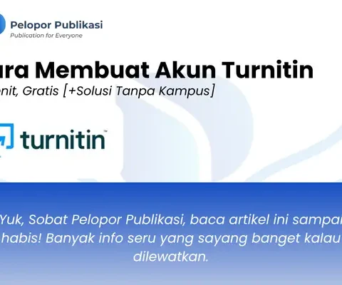 Cara Membuat Akun Turnitin