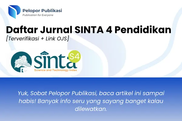 Daftar Jurnal SINTA 4 Pendidikan