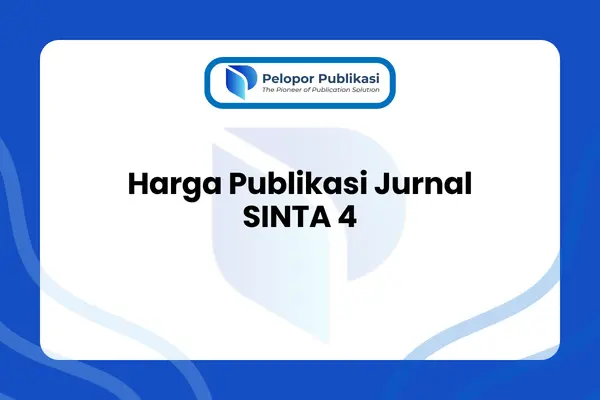 Harga Publikasi Jurnal SINTA 4