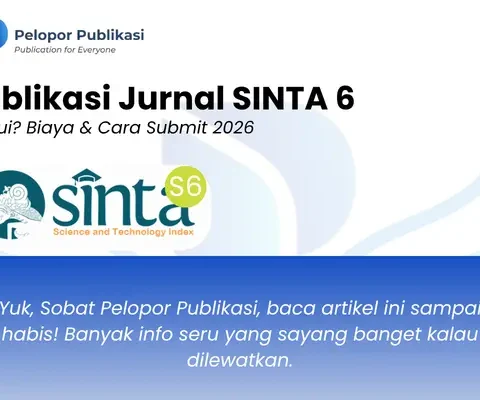 Publikasi Jurnal SINTA 6
