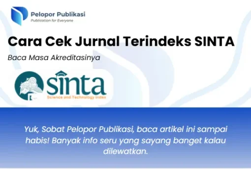 Cara Cek Jurnal Terindeks SINTA