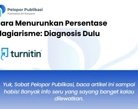 Cara Menurunkan Persentase Plagiarisme