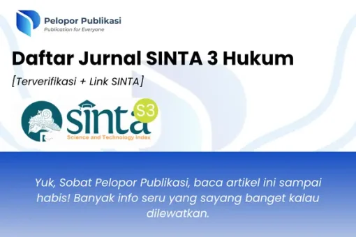 Daftar Jurnal SINTA 3 Hukum