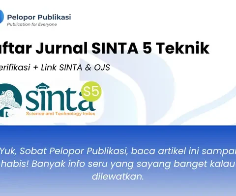 Daftar Jurnal SINTA 5 Teknik