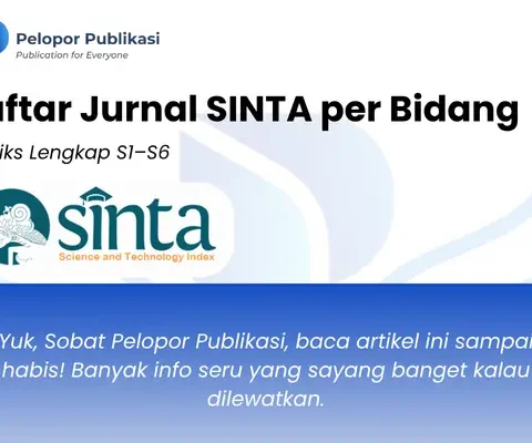 Daftar Jurnal SINTA per Bidang