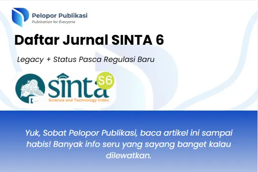 Daftar Jurnal SINTA 6
