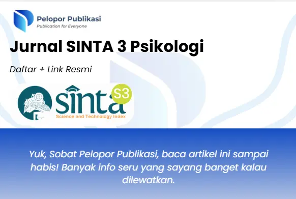 Jurnal SINTA 3 Psikologi