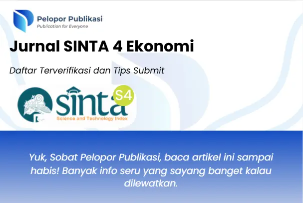 Jurnal SINTA 4 Ekonomi
